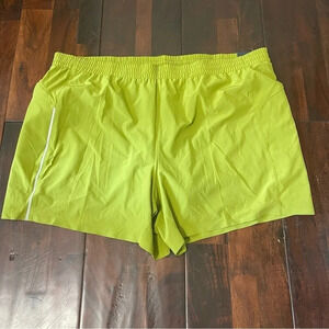 VRST 5” Accelerate Shorts Men’s XXL Green Bright Moss NWT Boxer Brief Liner